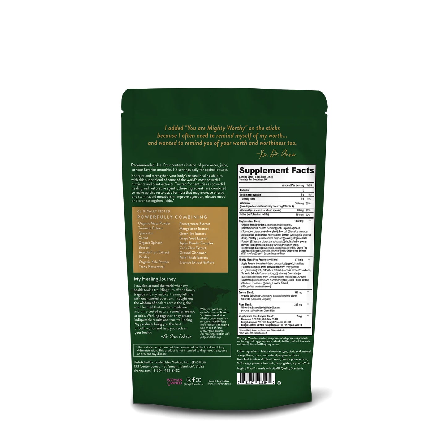 Mighty Maca® Plus 16 Servings 1-Pack