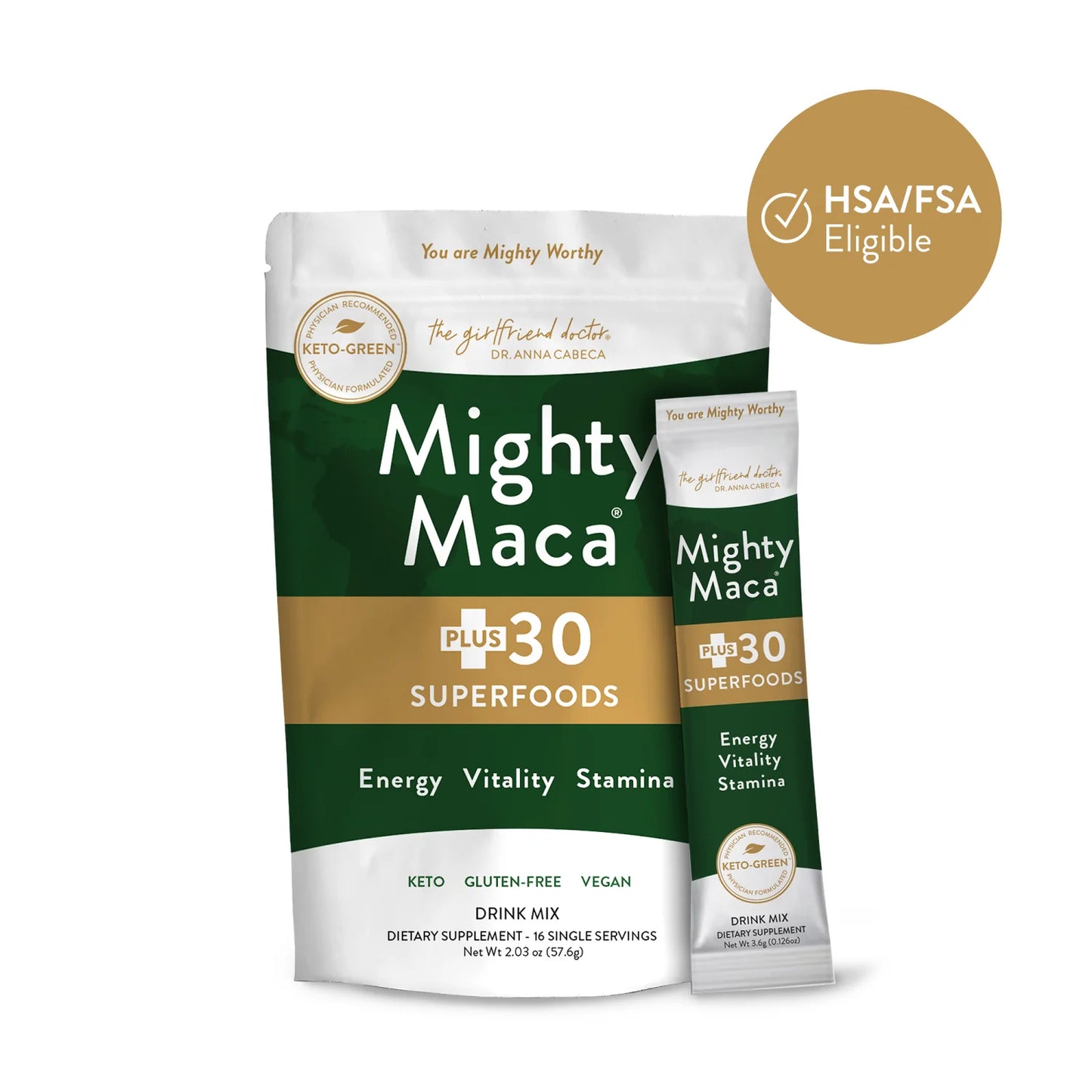 Mighty Maca® Plus 16 Servings 1-Pack